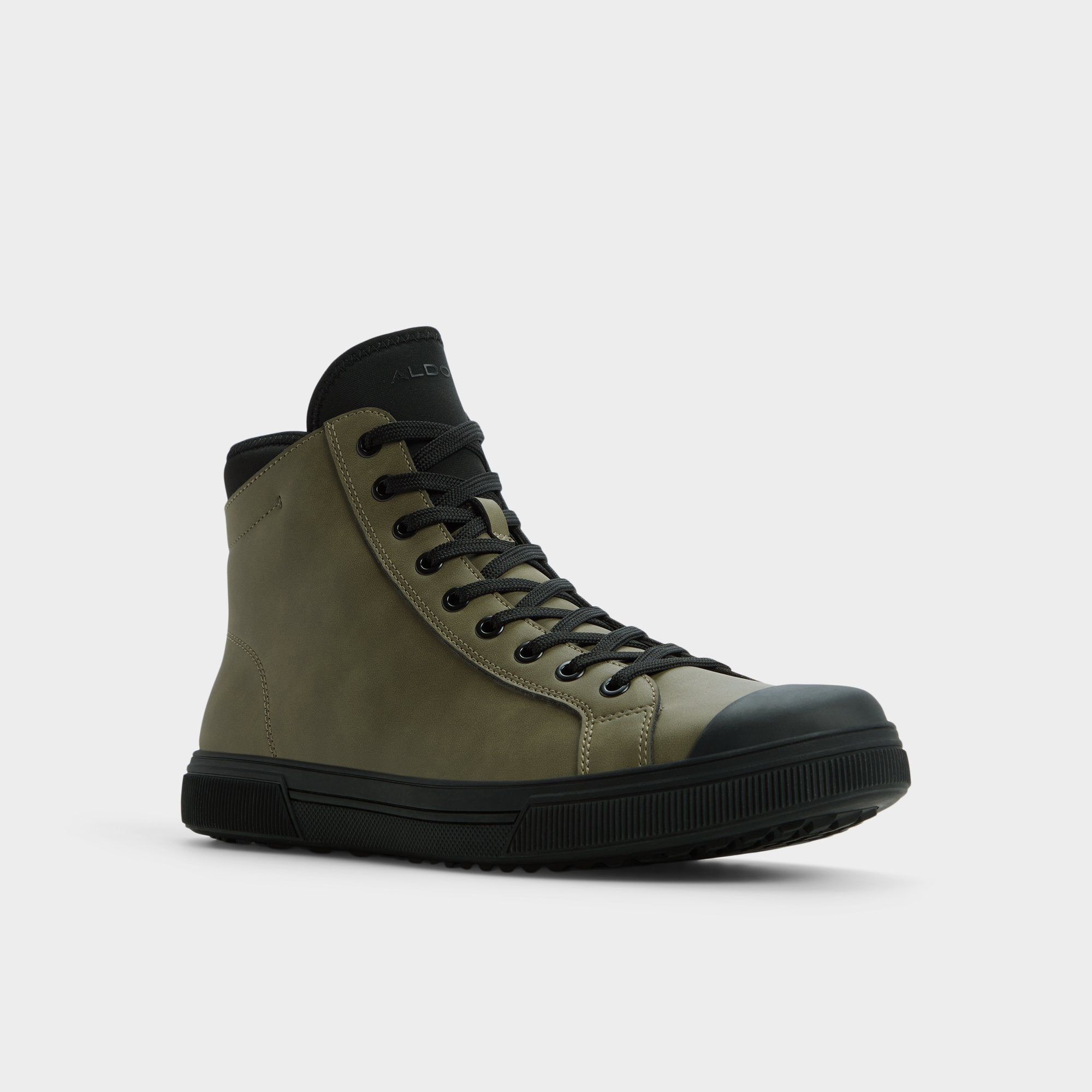 Esttanqueiro in Olive - Lace-up boot, Cup sole