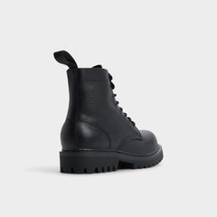 Doublezero in Other Black - Combat boot, Lug sole