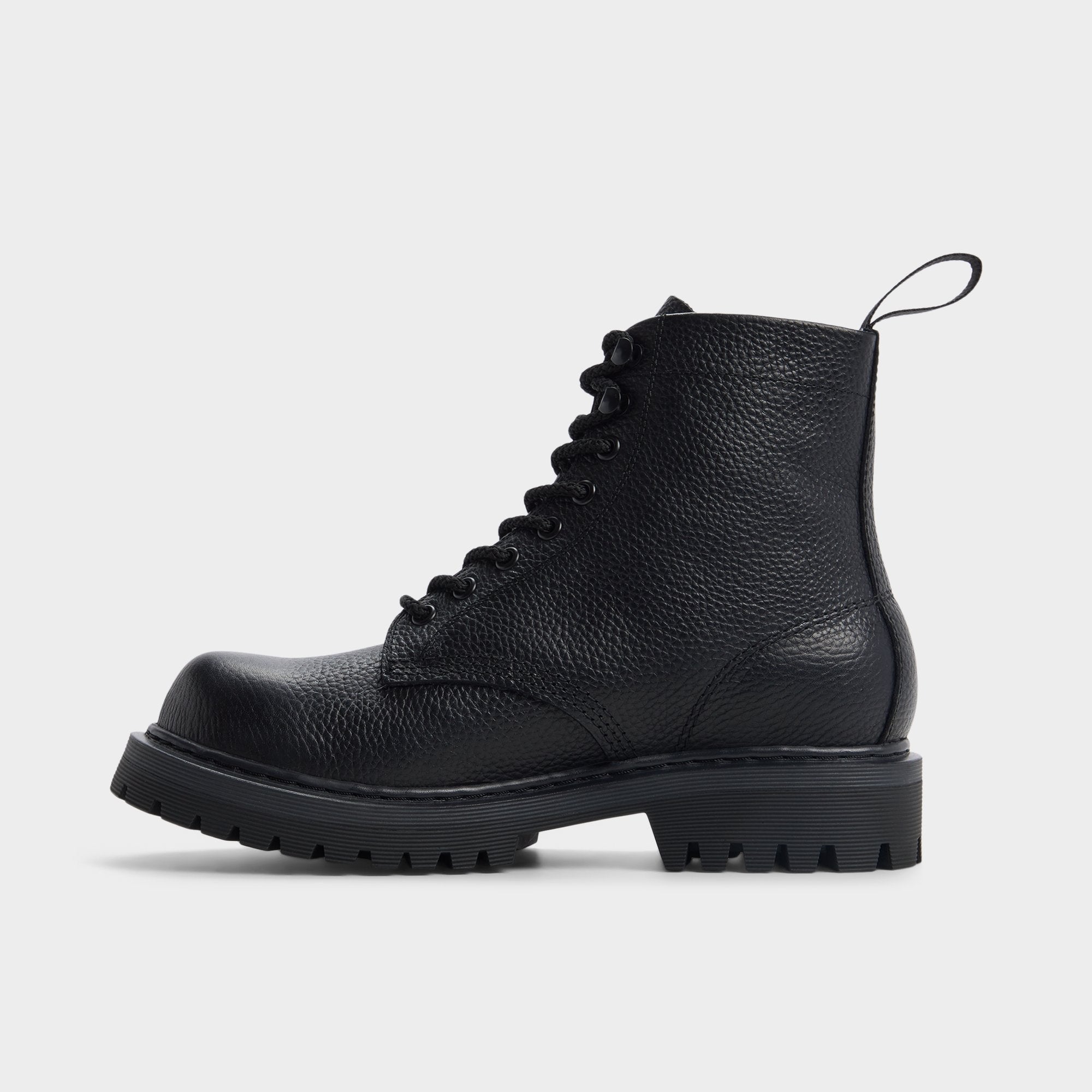 Doublezero in Other Black - Combat boot, Lug sole