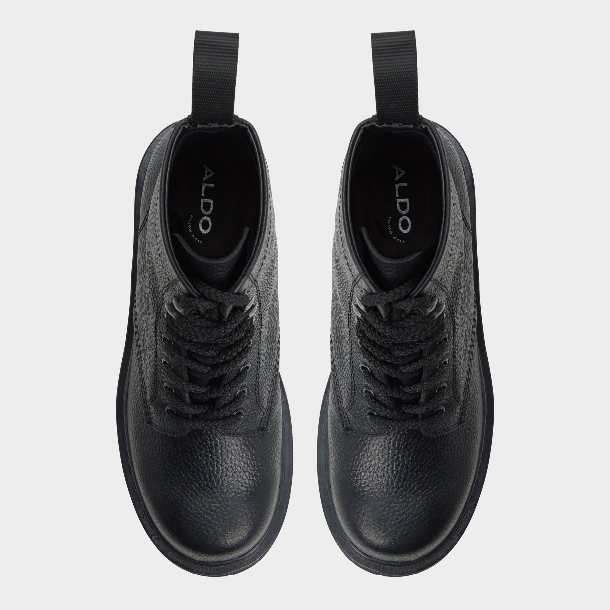 Doublezero in Other Black - Combat boot, Lug sole