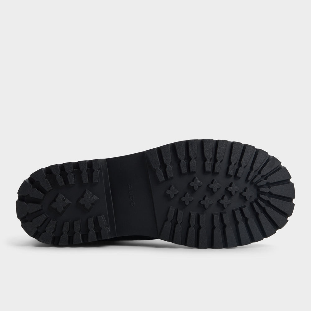 Doublezero in Other Black - Combat boot, Lug sole