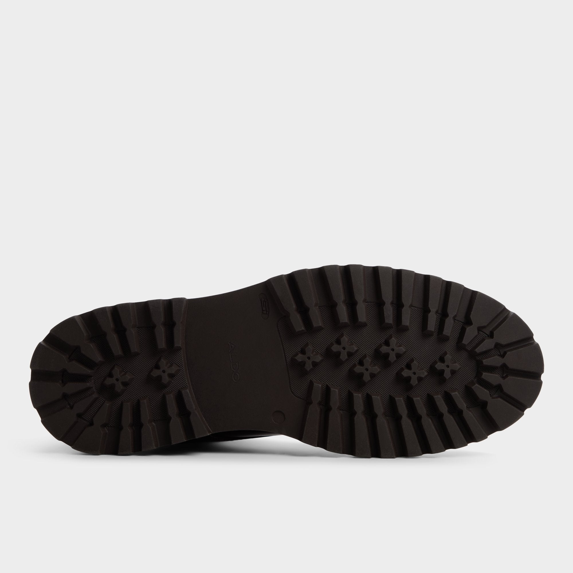 Draco in Medium Brown - Combat boot, Lug sole