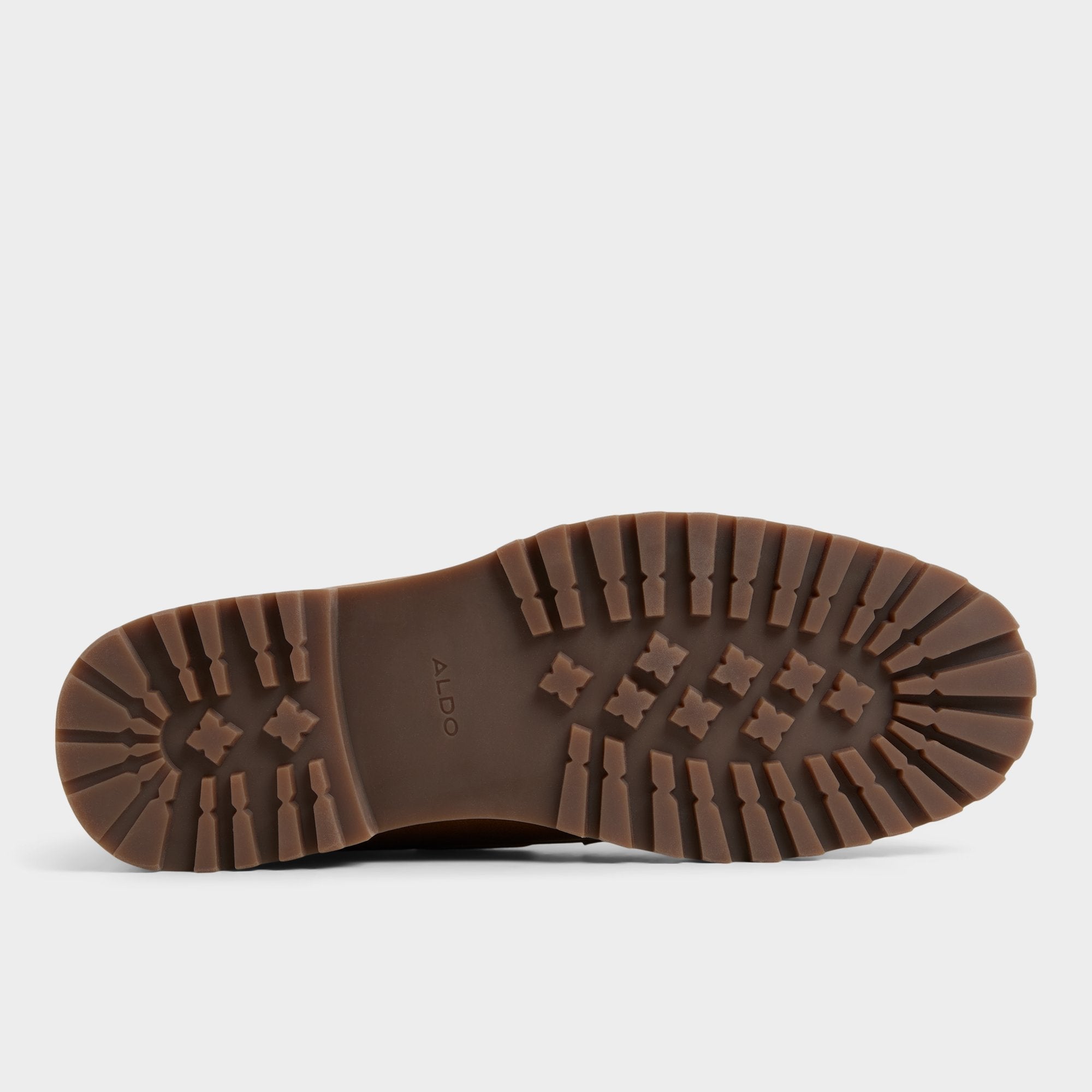 Farrell in Cognac - Combat boot, Lug sole