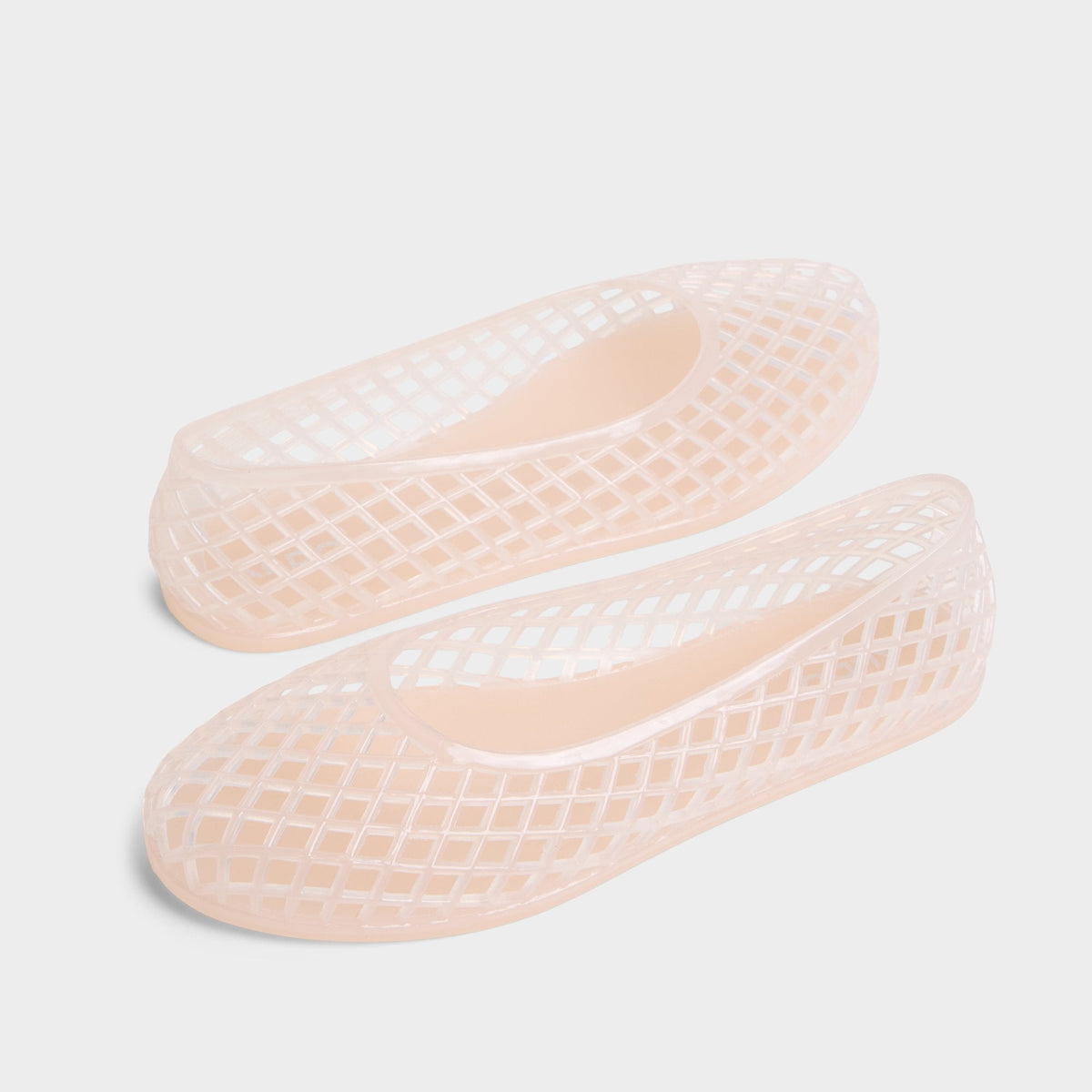 Dwaoria Natural Women's Jelly Sandals & Flip Flops - Jelly flats