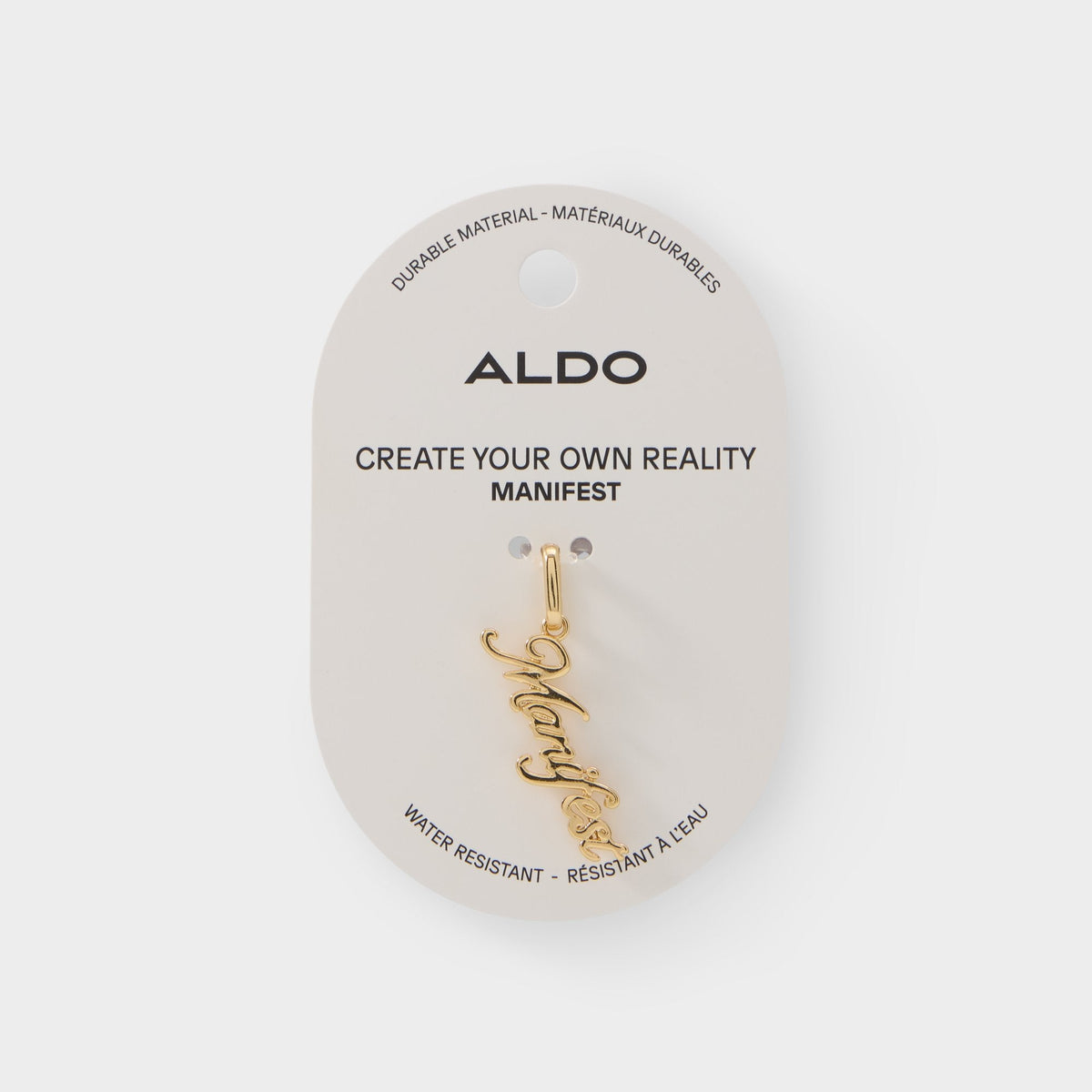 Manifesto in Gold - Jewelry charm