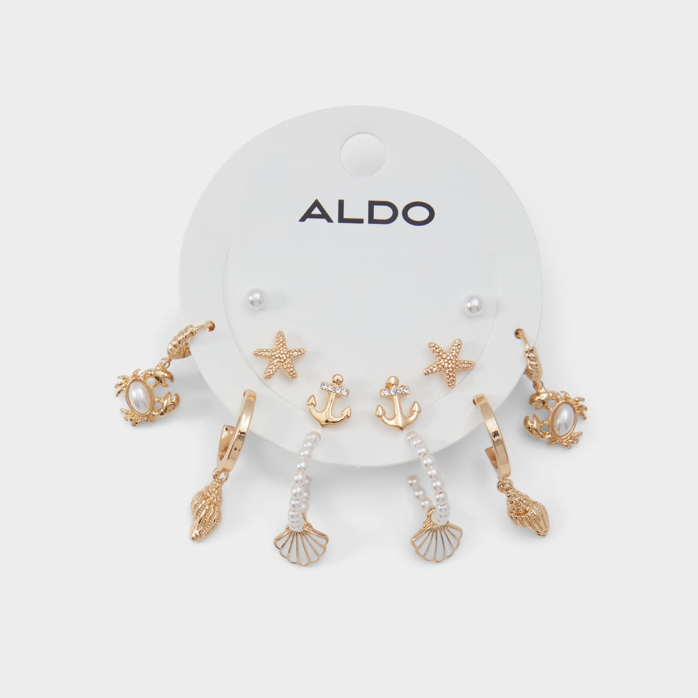 Myanchor Gold/Clear Multi Women's Earrings - Earrings