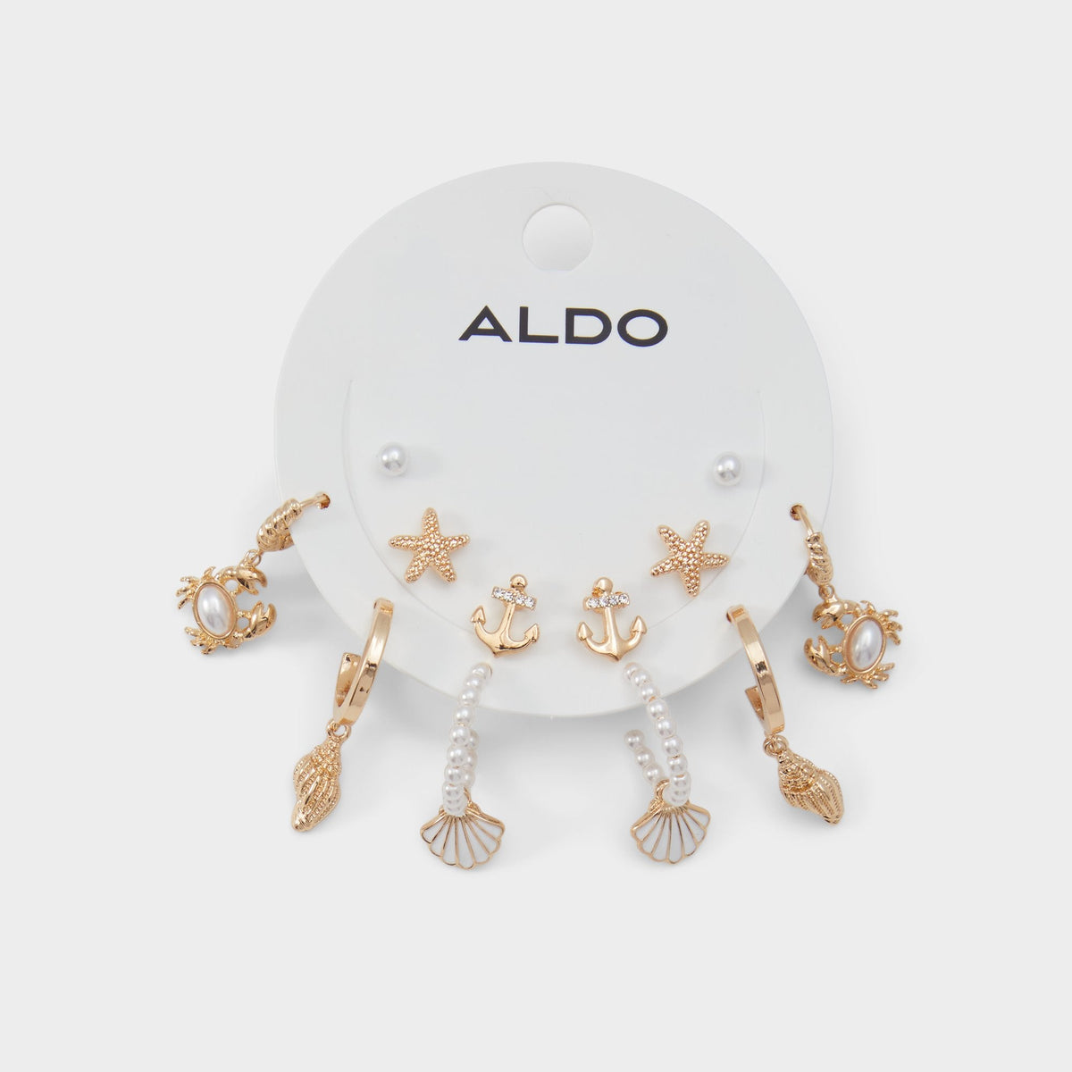 Myanchor Gold/Clear Multi Women's Earrings - Earrings