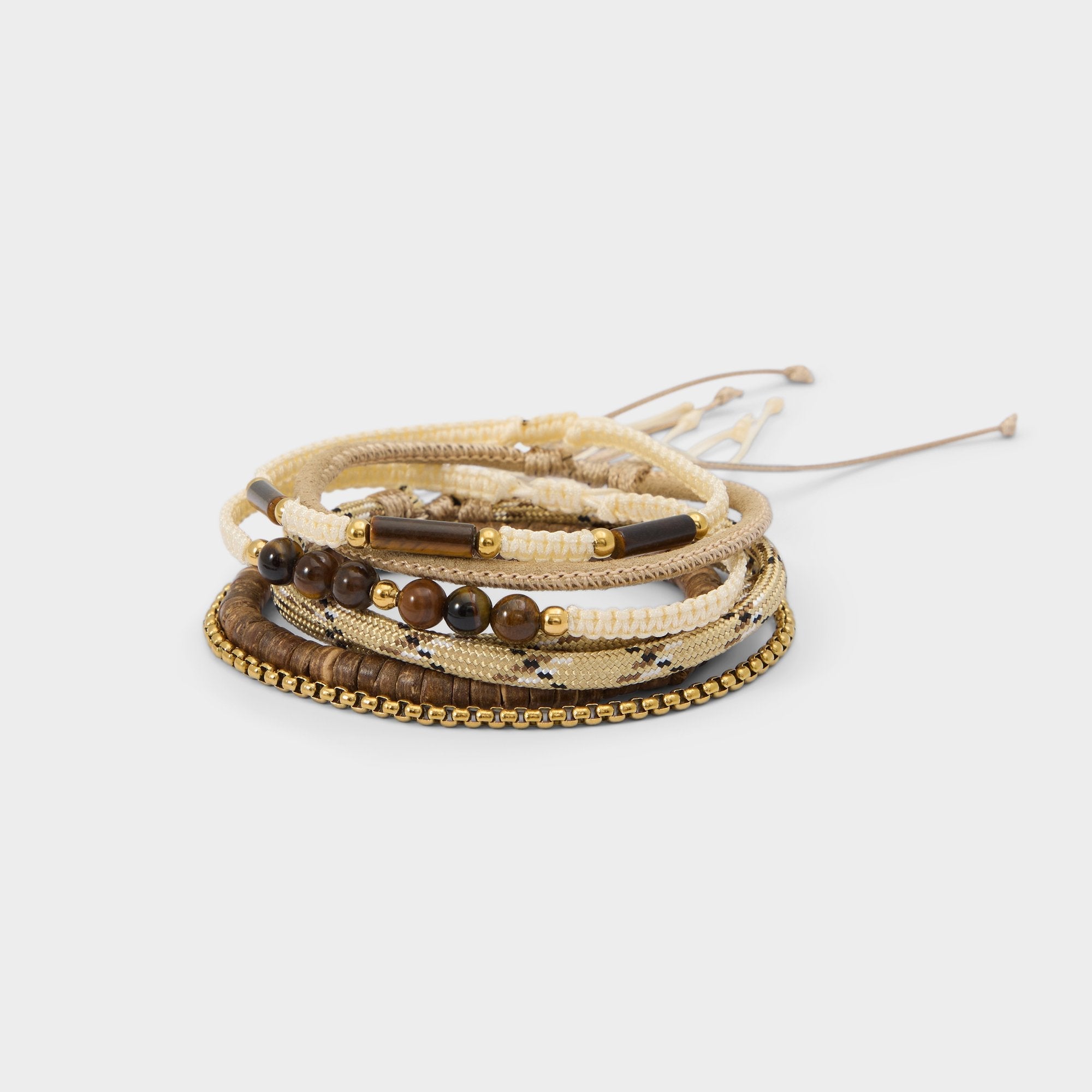 Jacckson in Other Brown - Bracelet set